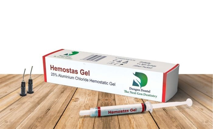 Dental HEMOSTAL GEL Gingival Retraction To Stop Minor Gingival Bleed 3g HEMOSTAS