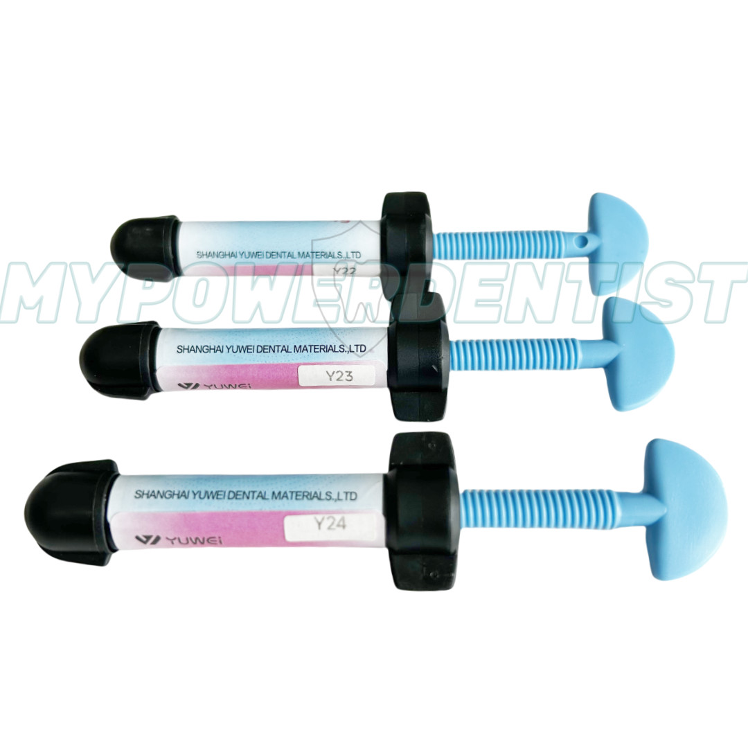 Pink Resin Dental Beauty Gum Composite Syringe Gingiva Recession Resin 3Shade
