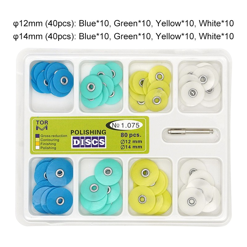 40Pcs Dental Polishing Discs Composite Polishing Discs Gross Dental Consumables