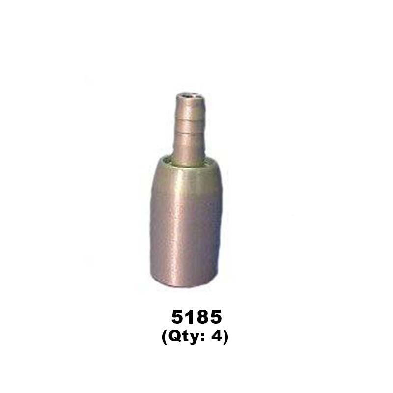 DCI Saliva Ejector 3/16″ Quick Disconnect Swivel w/ Check Valve (4 Pack) Dental