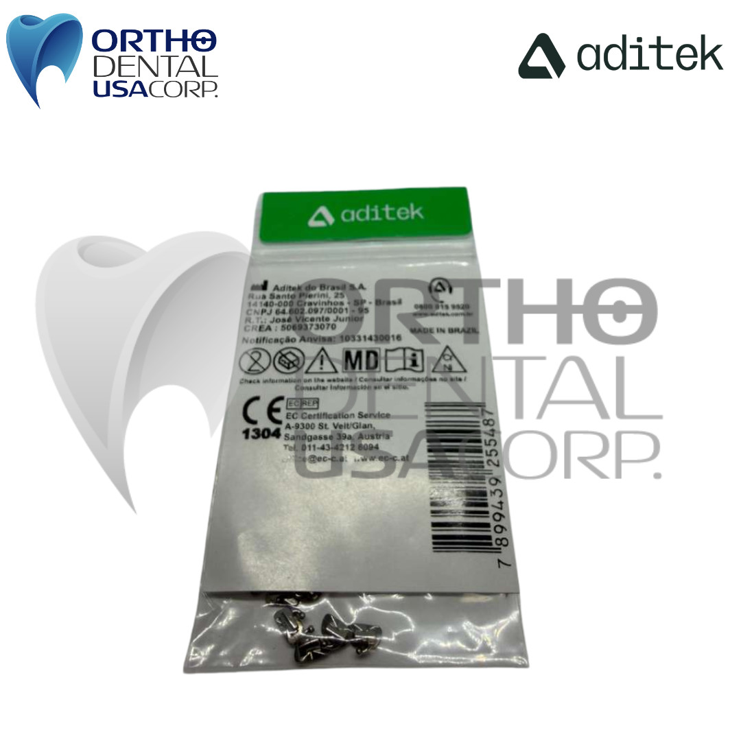 Buccal Tube Sgl Non-Conv Bond S Anatomic Base 022 Roth UL6/7 -10°T 8°O w/10 Adit