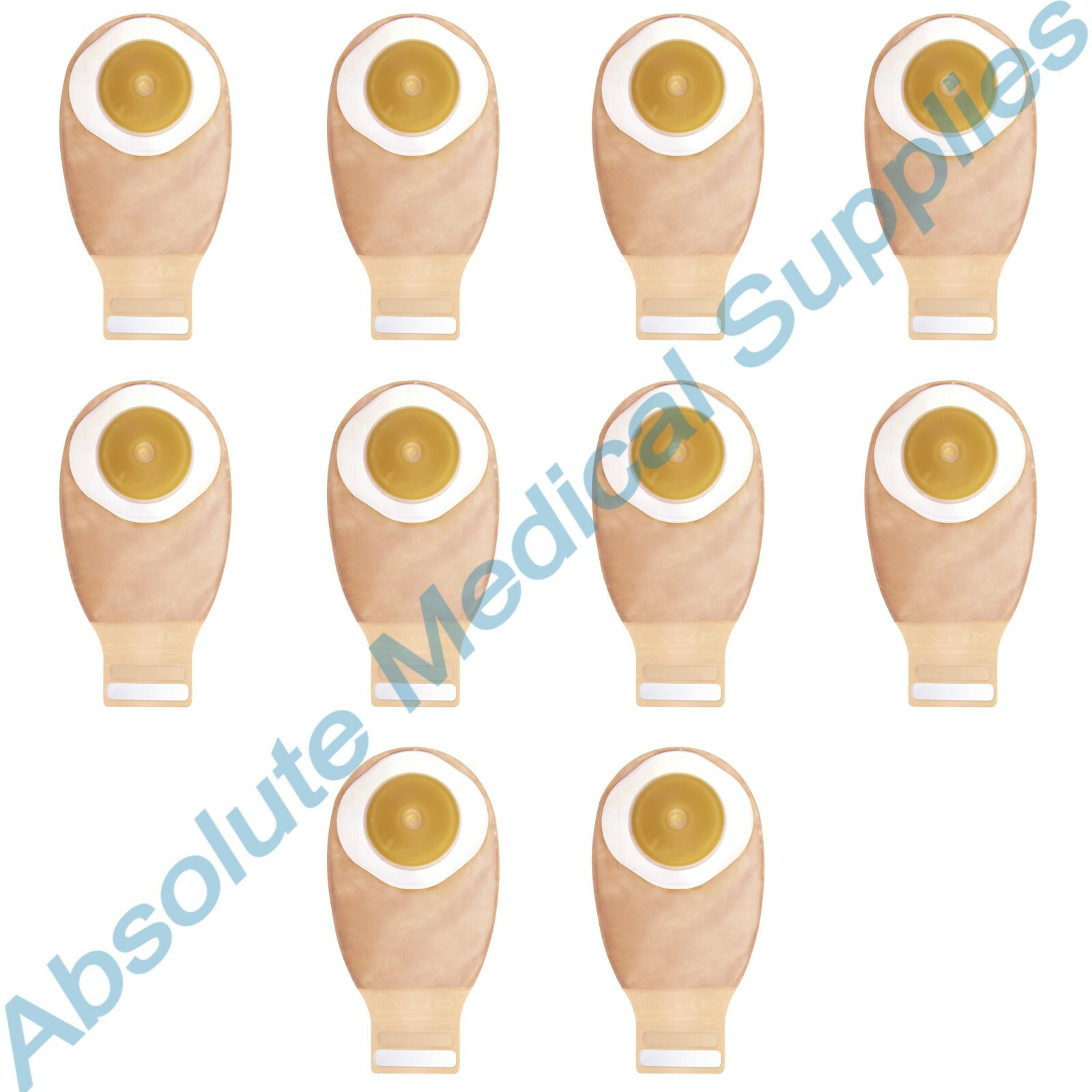 *10-Piece* ConvaTec Esteem Ostomy One Piece Drainable Pouch With Filter 411203