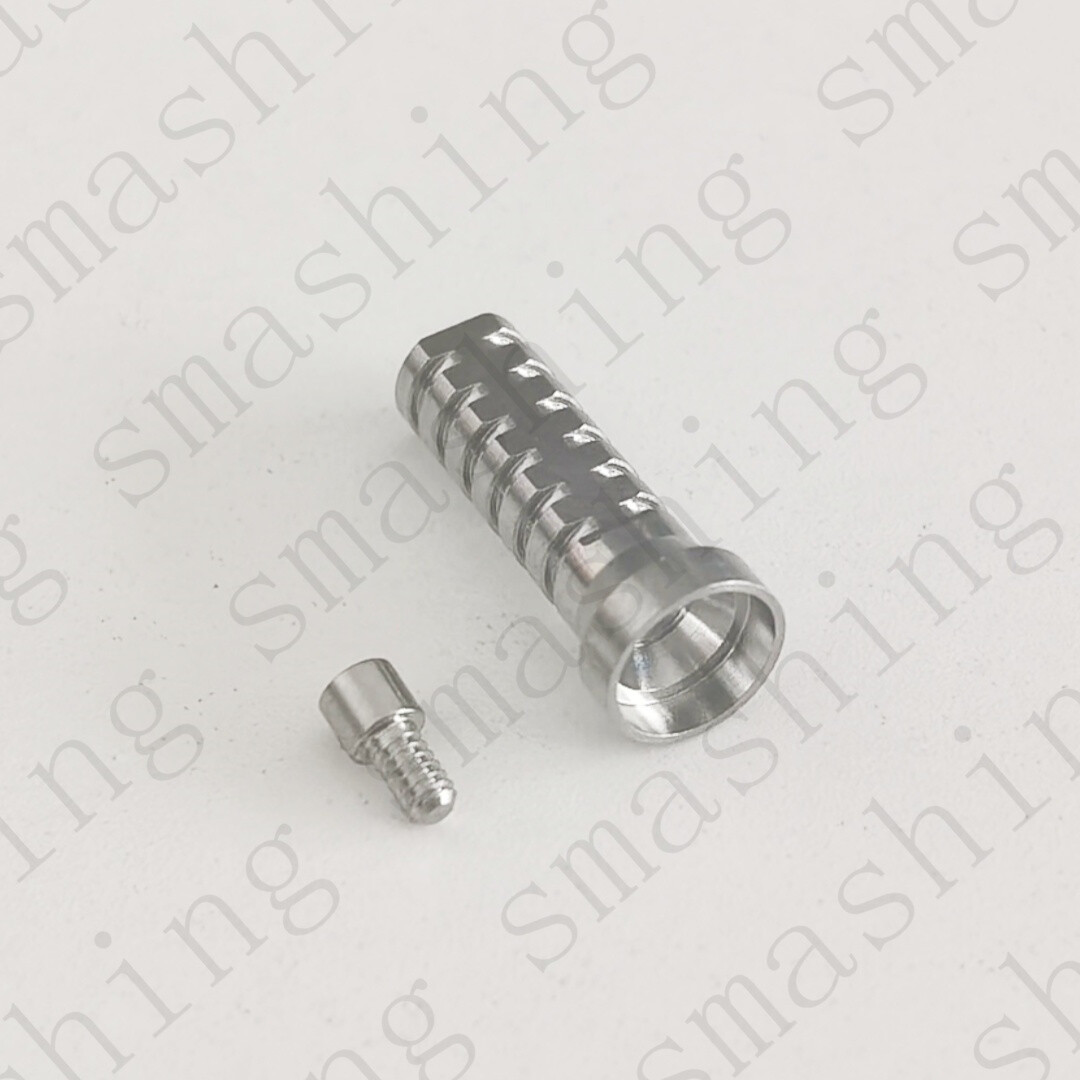 10Pcs Titanium Temporary Cylinder Ti MU Sleeve Multi Unit 4.8mm Abutment Fit NOB