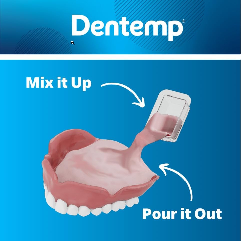 Denture Reline Kit – 3 Relines for Quick, Easy Re-Fitting & Confidence