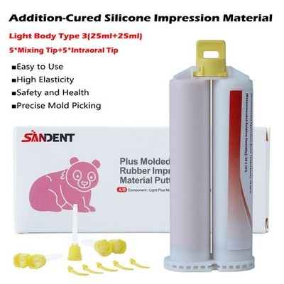 USA fast LIGHT BODY FAST SET VPS PVS Dental Impression Material 50ML SALES