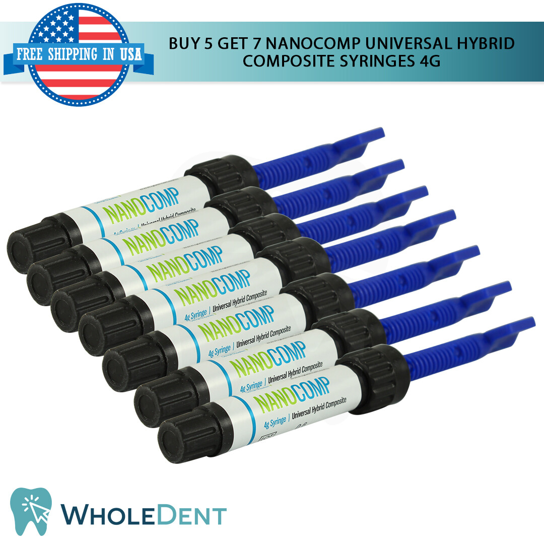 Buy 5 Get 7 Universal Composite Dental Filling Syringes Hybrid Restoration Shade