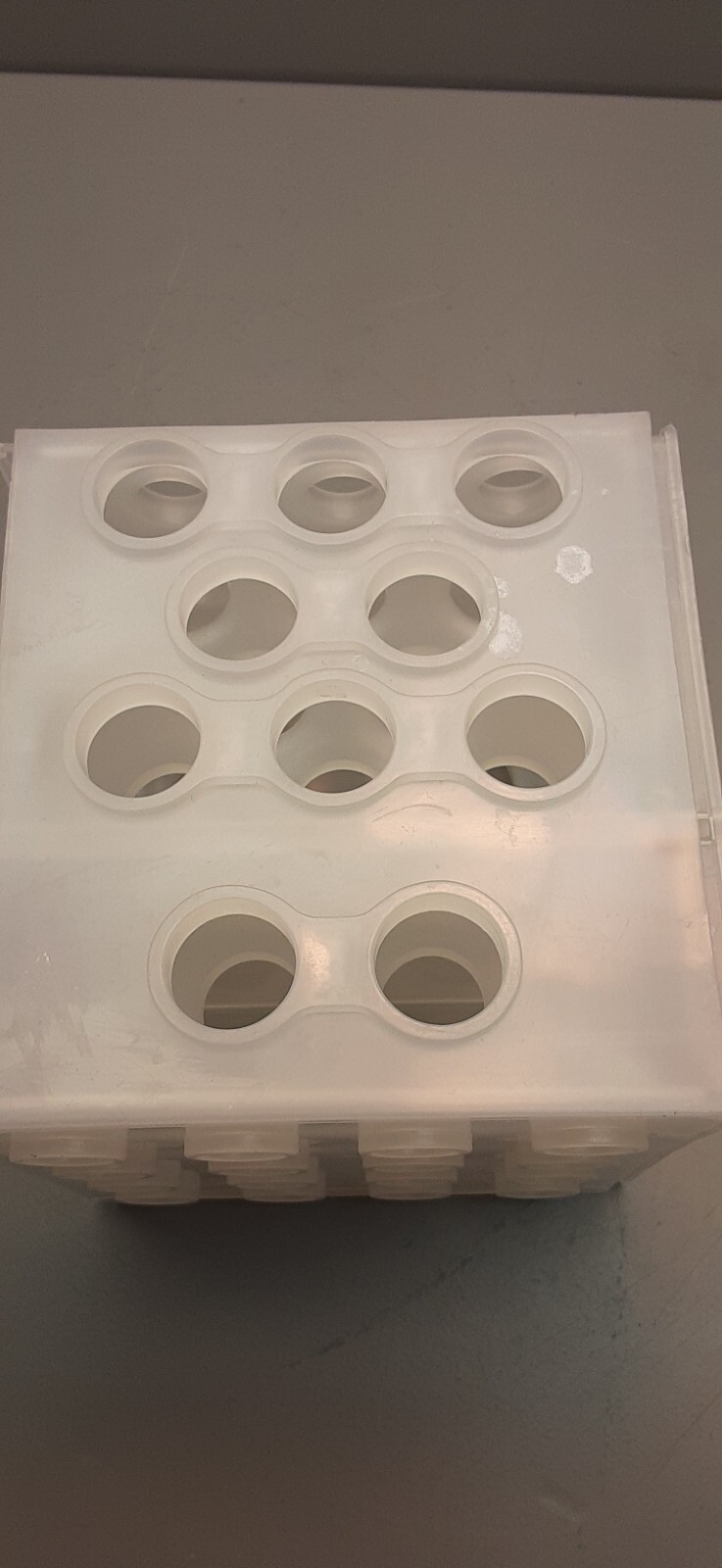 4 WAY FLIPPER RACK Cube 4 1/4″ X 4 1/4″ / Clear/ Very clean condition