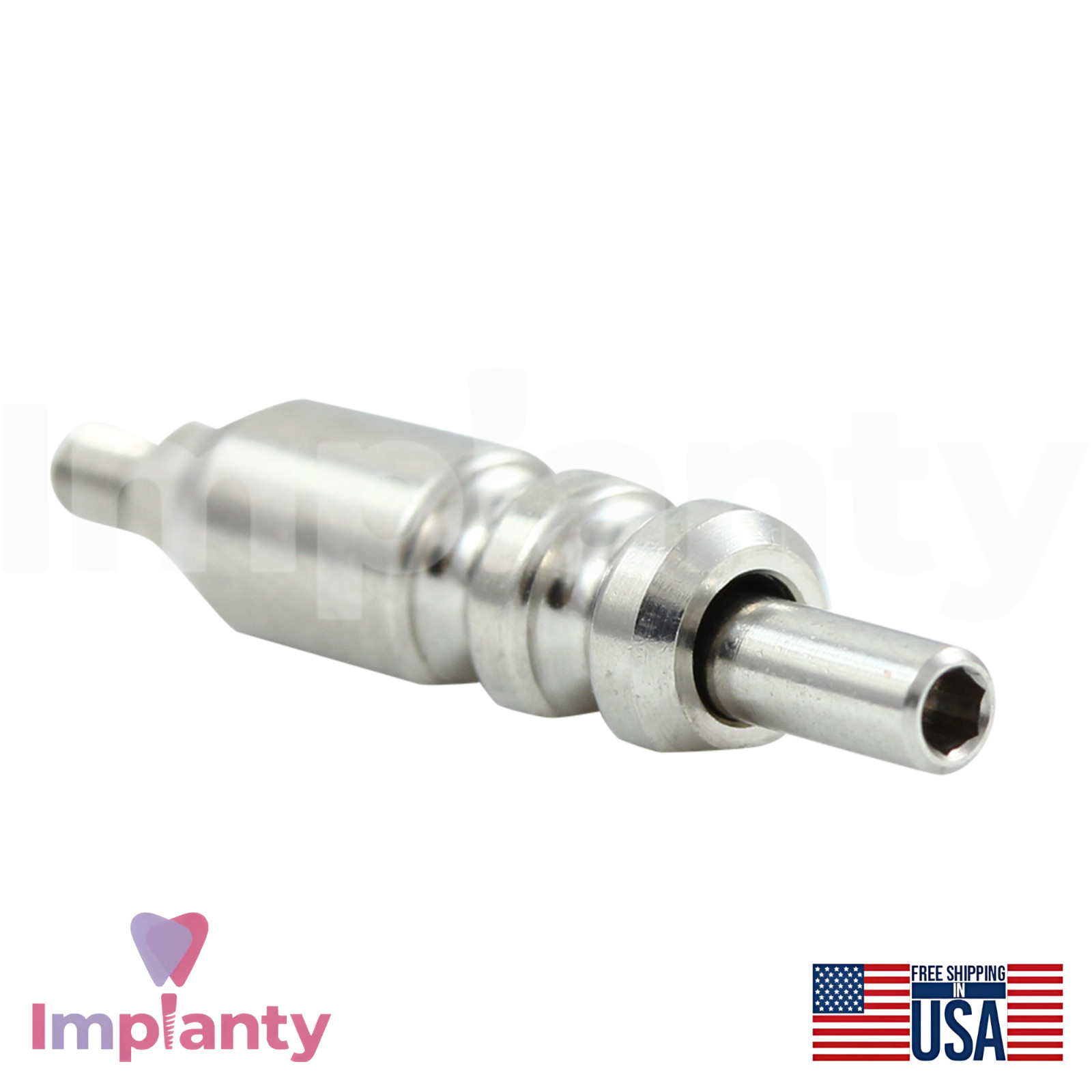 GDT CFI Int Hex 2.42mm Connection Dental Cylindrical Fixture Titanium Set