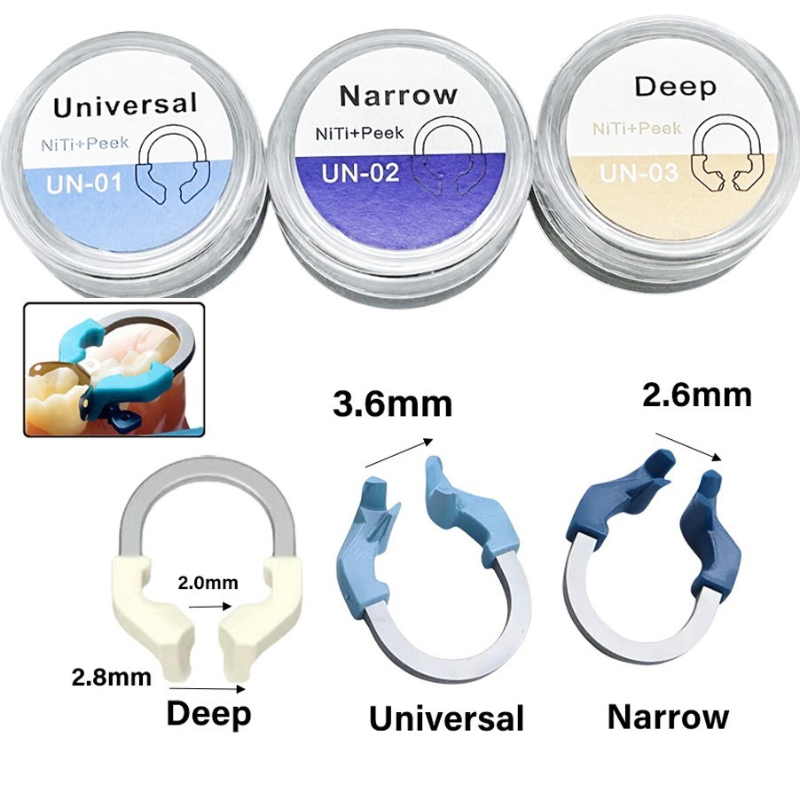 Dental Matrix Bands Sectional Matrice Clamp Ring Fit Palodent V3 System Nickel