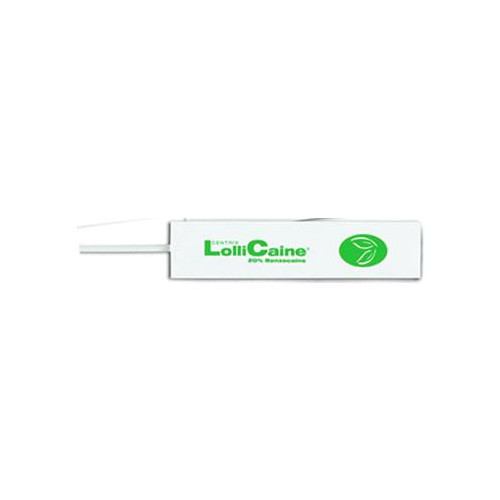 Centrix 360092 Lollicaine Topical Gel Mint Benzocaine 120/Pk