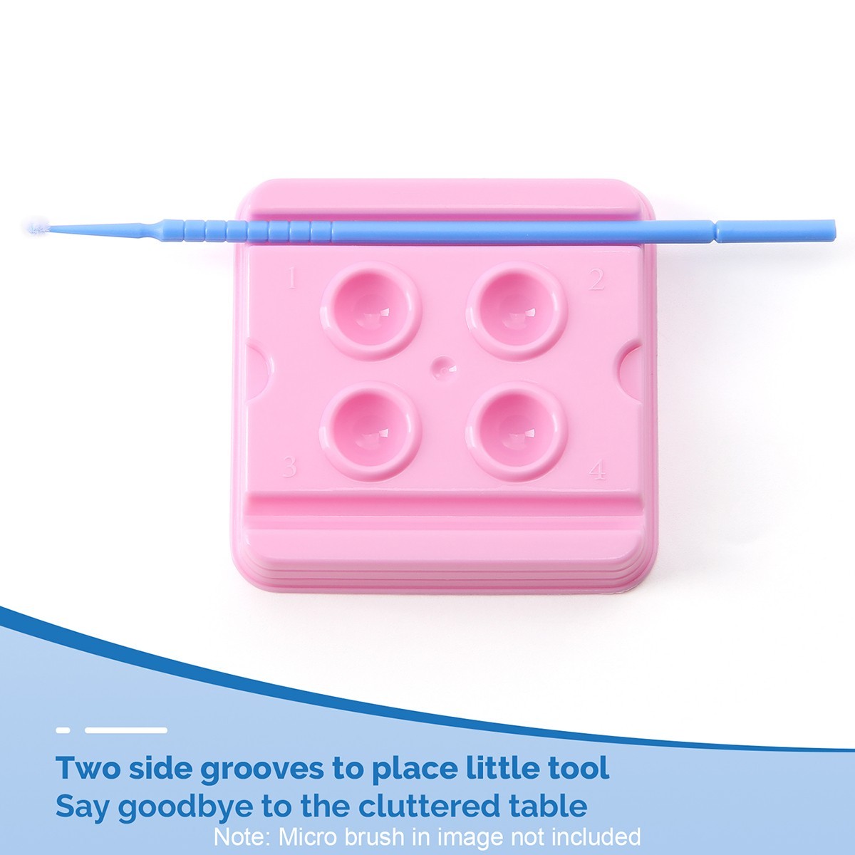Dental Lab Disposable Mixing Wells Bonding Composite Adhesive 2/4 Holes