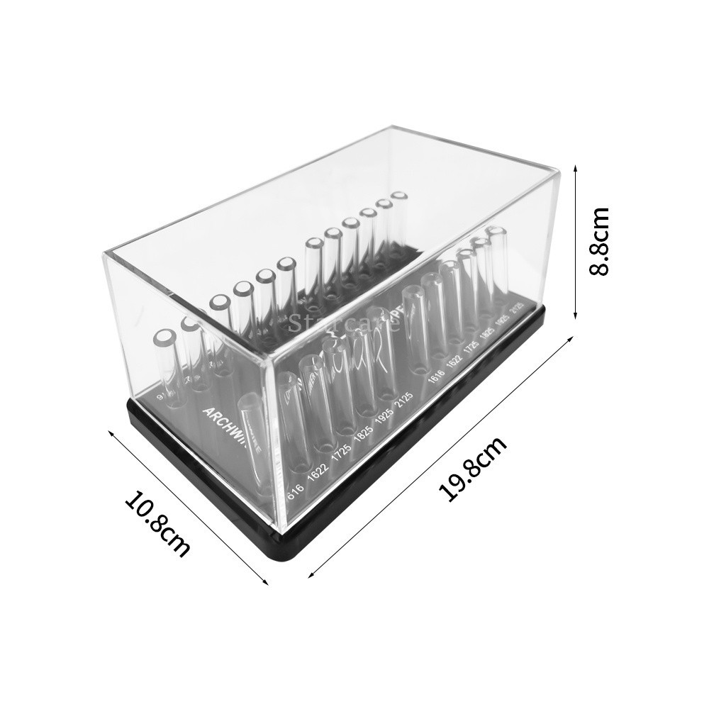Dental Composite Resin Syringe Storage Holder Acrylic Organizer Applicator Rack
