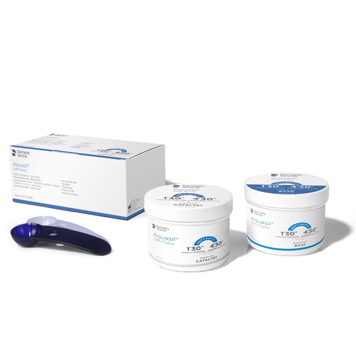 Dentsply Aquasil Easy Mix Putty Regular Set High Viscosity impression material