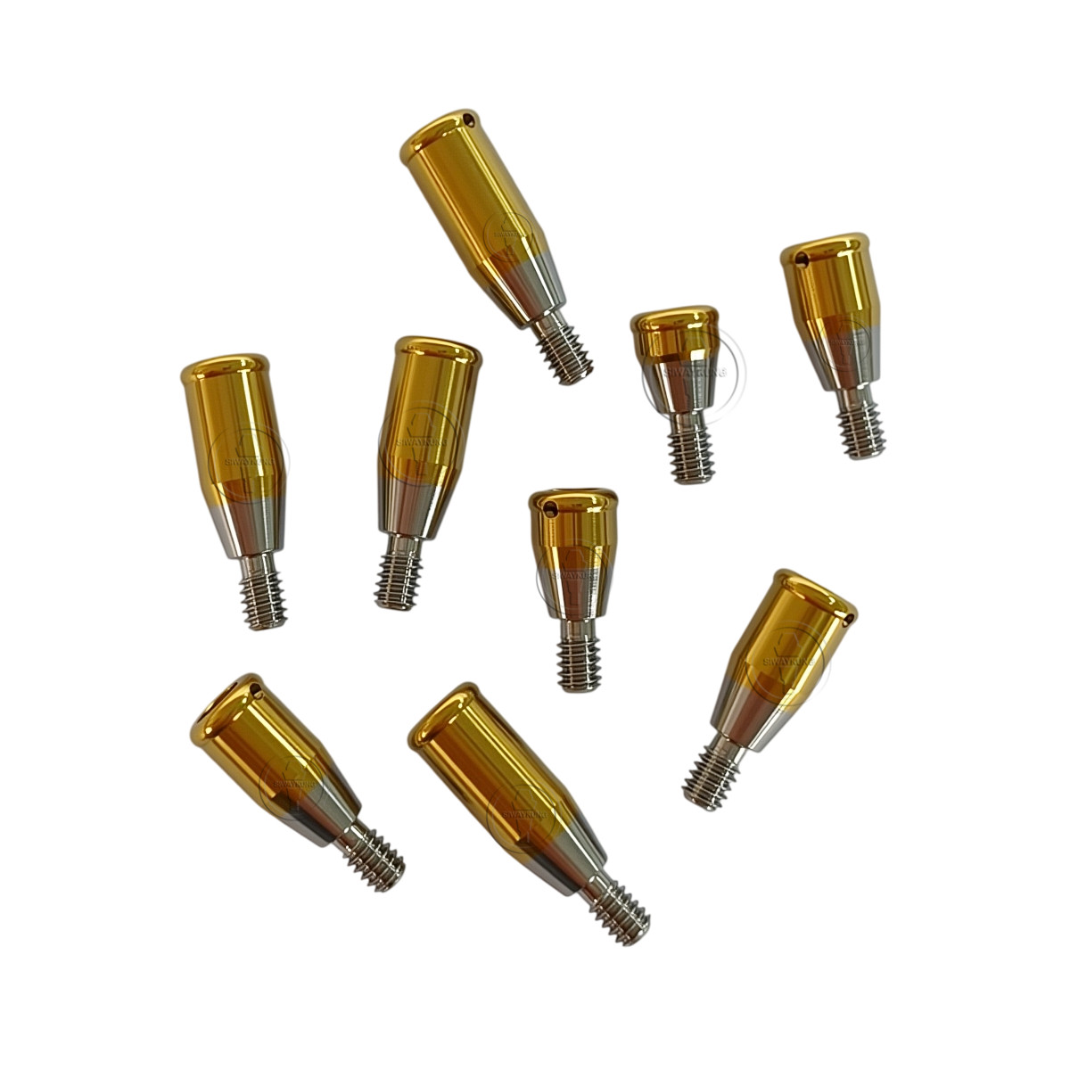 Locator abutment full set fit to Nobel Active RP platform D3.7mm GH1-6mm