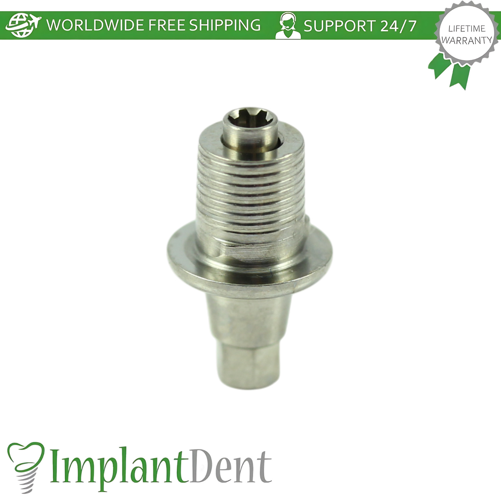 X5 Dental Prosthetic Ø5.5mm Diameter Titanium Base Neodent GM Compatible