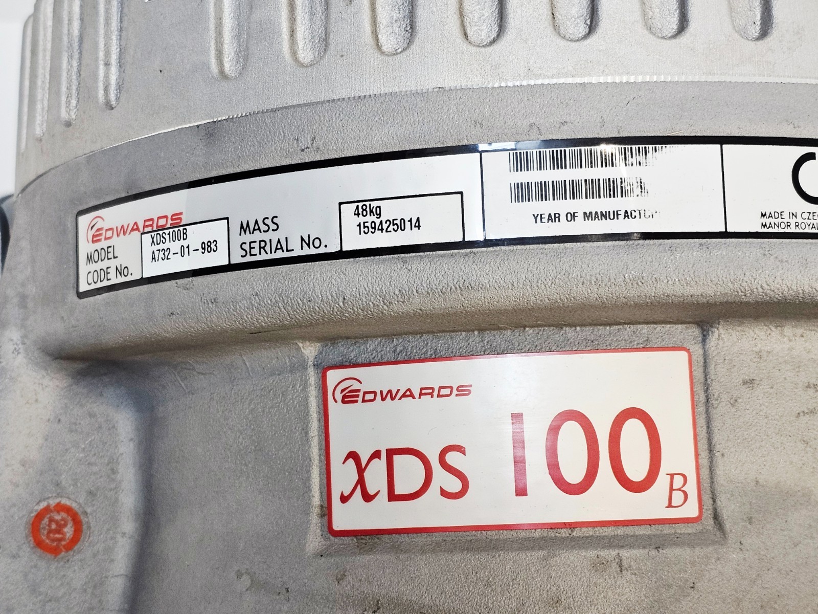 Serviced Edwards XDS100B Scroll Booster Dry Vacuum Pump A732-01-983