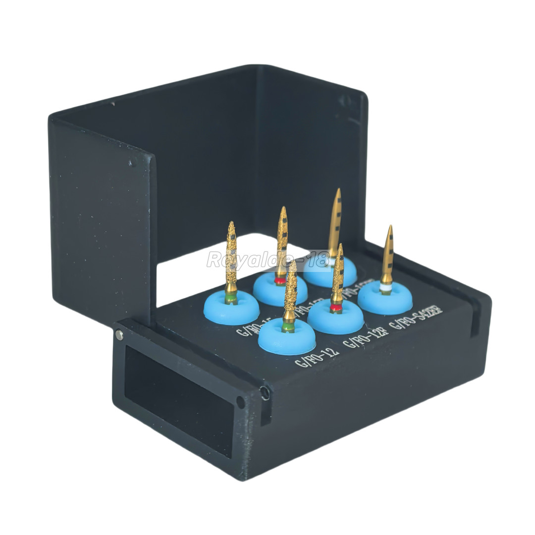 Dental BOPT Preperation Burs Vertical Diamond FG7906 Oriented Technique 6pcs/kit