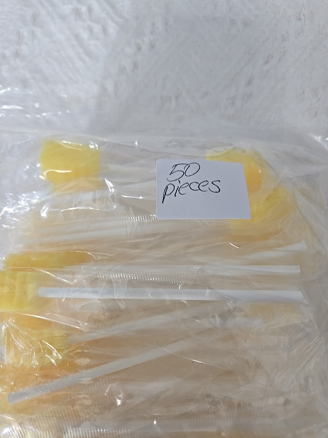 Dental Yellow HP Mixing Tips Oral Swabs 50 pieces