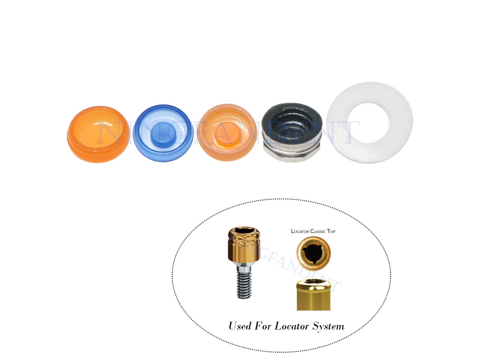 Zimmer Adin Mis Bego Locator Abutments For 1-5.0mm,Dental Wrench screw driver
