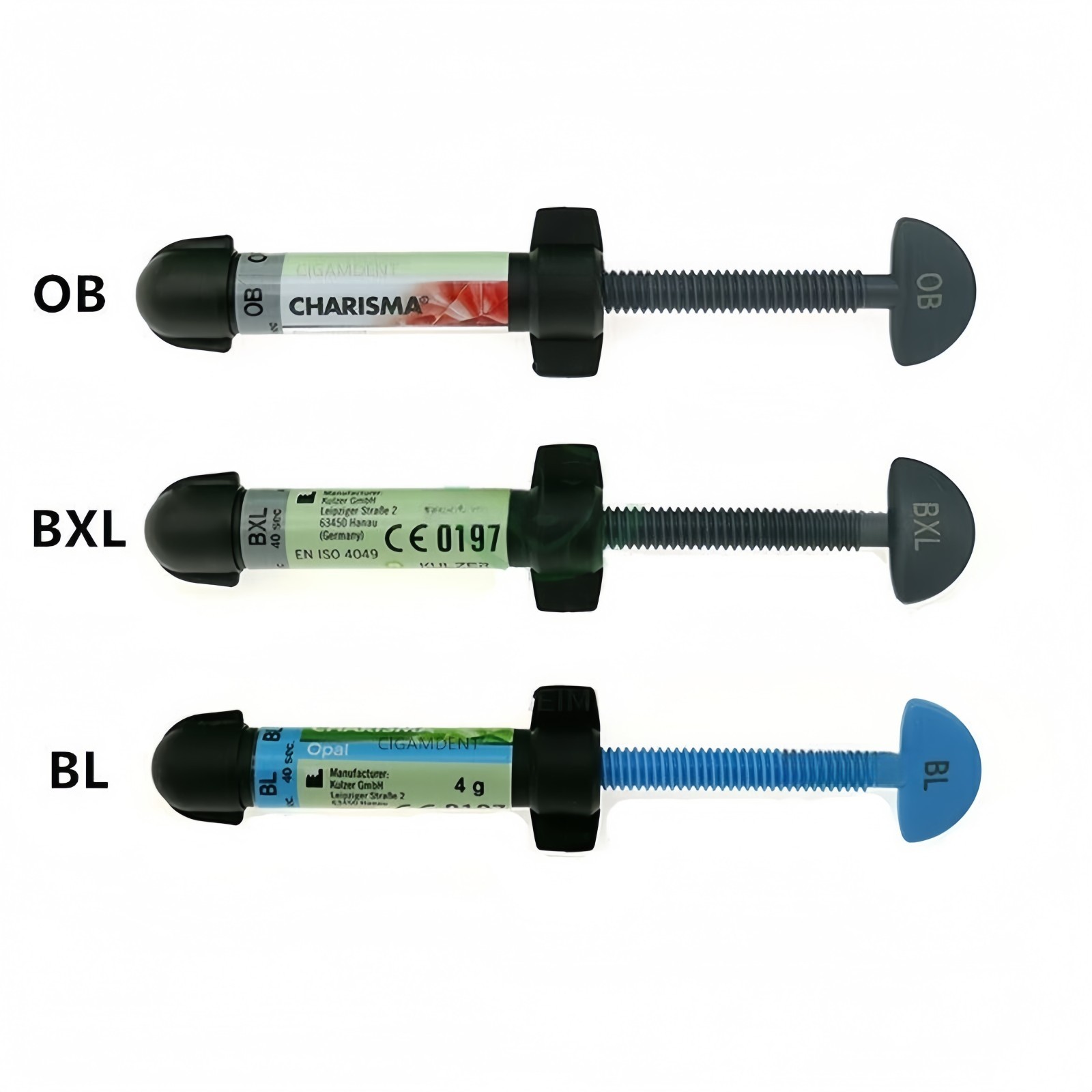 Dental KULZER CHARISMA Diamond OB Light Cure Composite Resin BL BXL Super White
