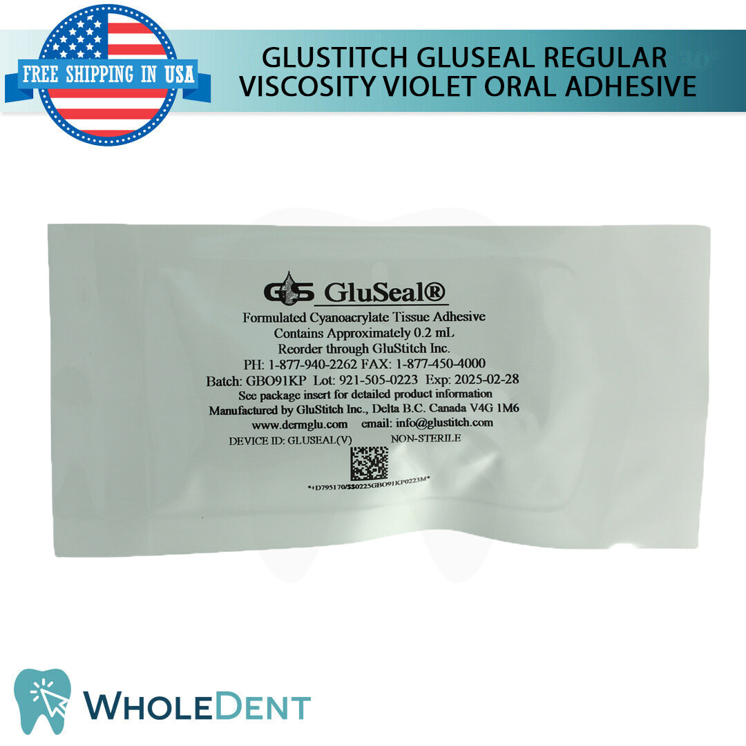 Glustitch Gluseal Violet Oral Regular Viscosity Tissue Adhesive