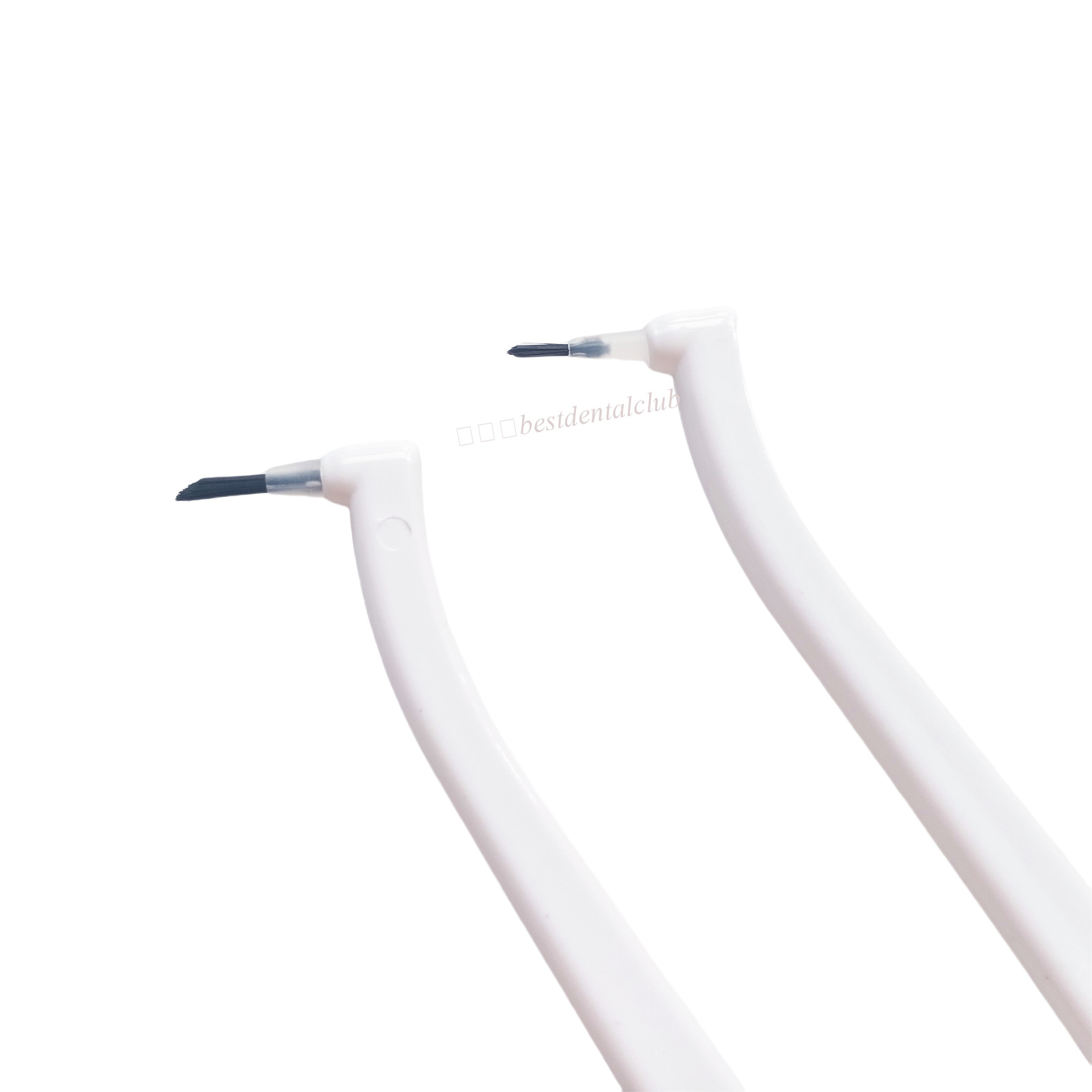 Dental Micro Brushes Disposable Mini Applicator Brush Tips Handle White Black