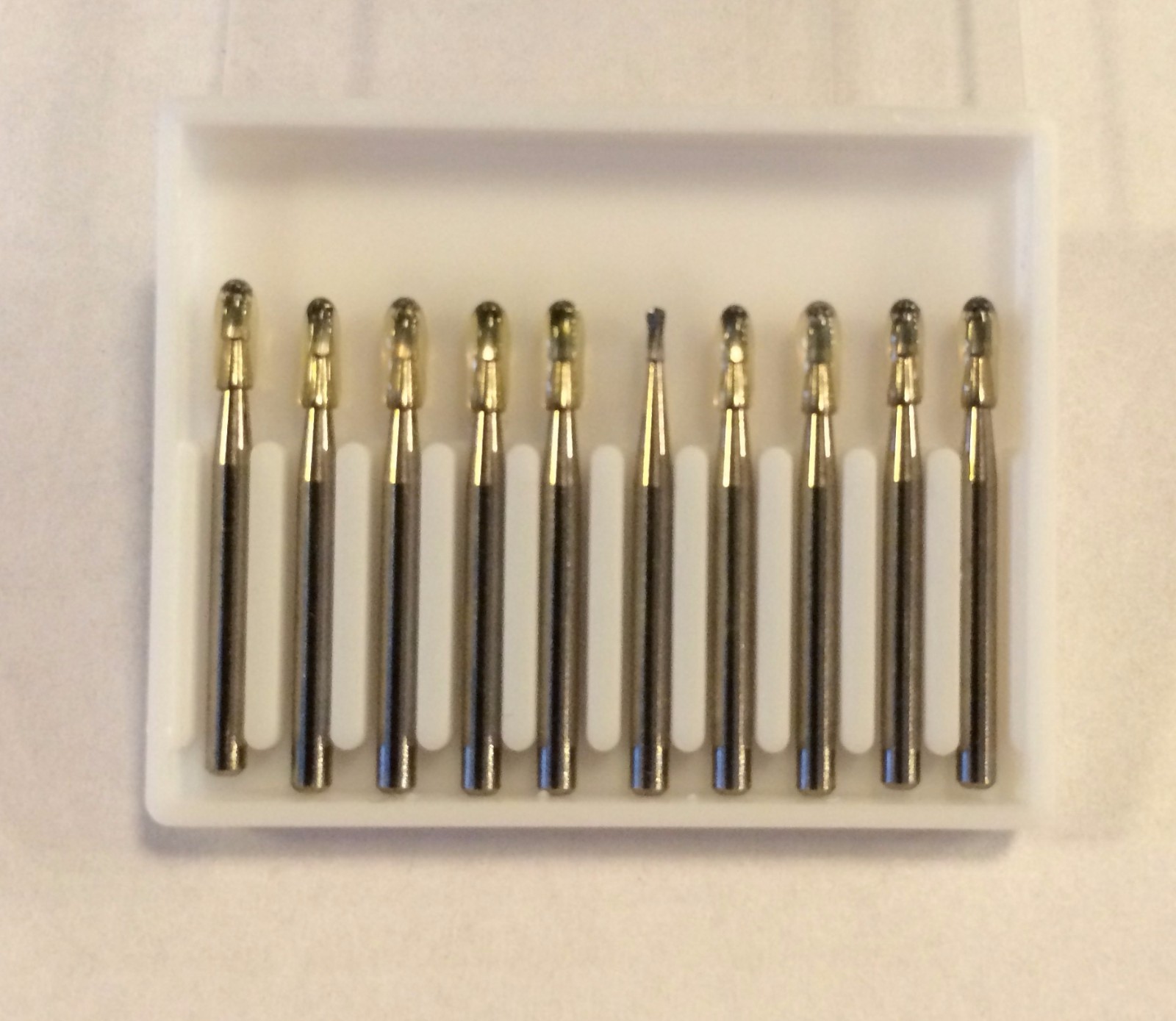 FG330 Premium Carbide Pear Shaped Bur 6 Blades 10pk