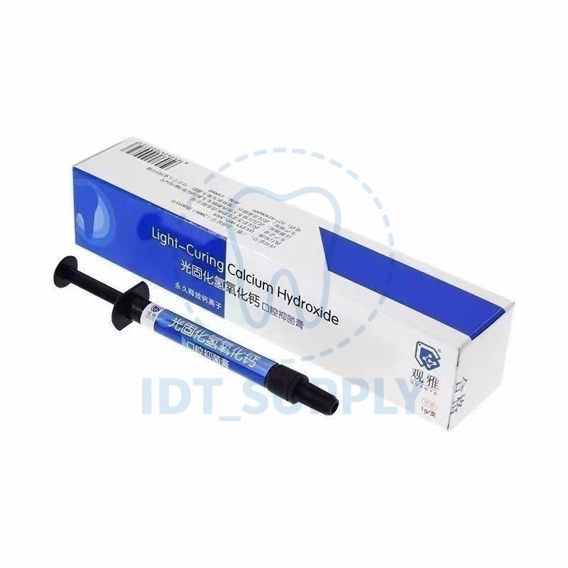 Guanya Light Cure Calcium Hydroxide Paste 1g Antibacterial Pulp Capping Liner