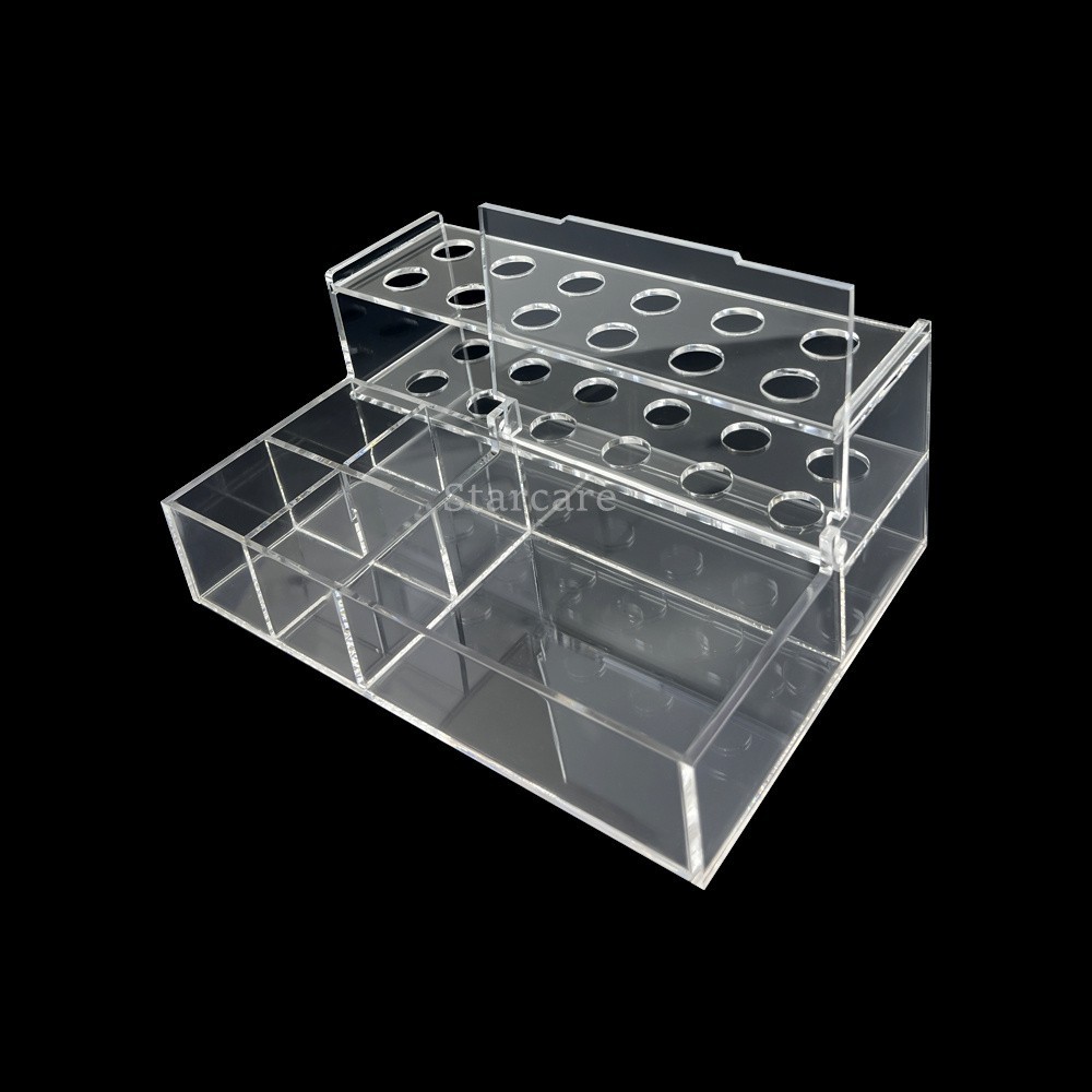 Dental Composite Resin Syringe Storage Holder Acrylic Organizer Applicator Rack