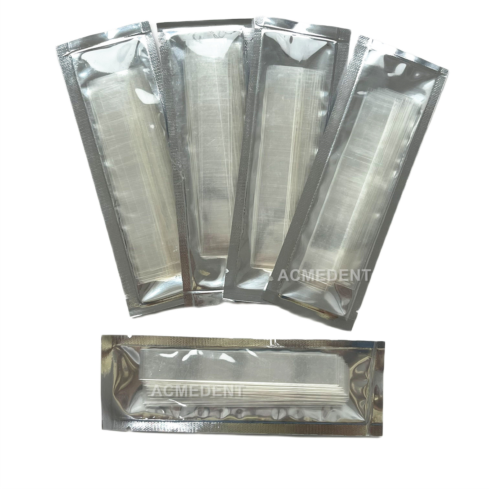 Dental Plastic Strips Crown Form Restorative Strip Transparent Clear 100Pcs/Pack