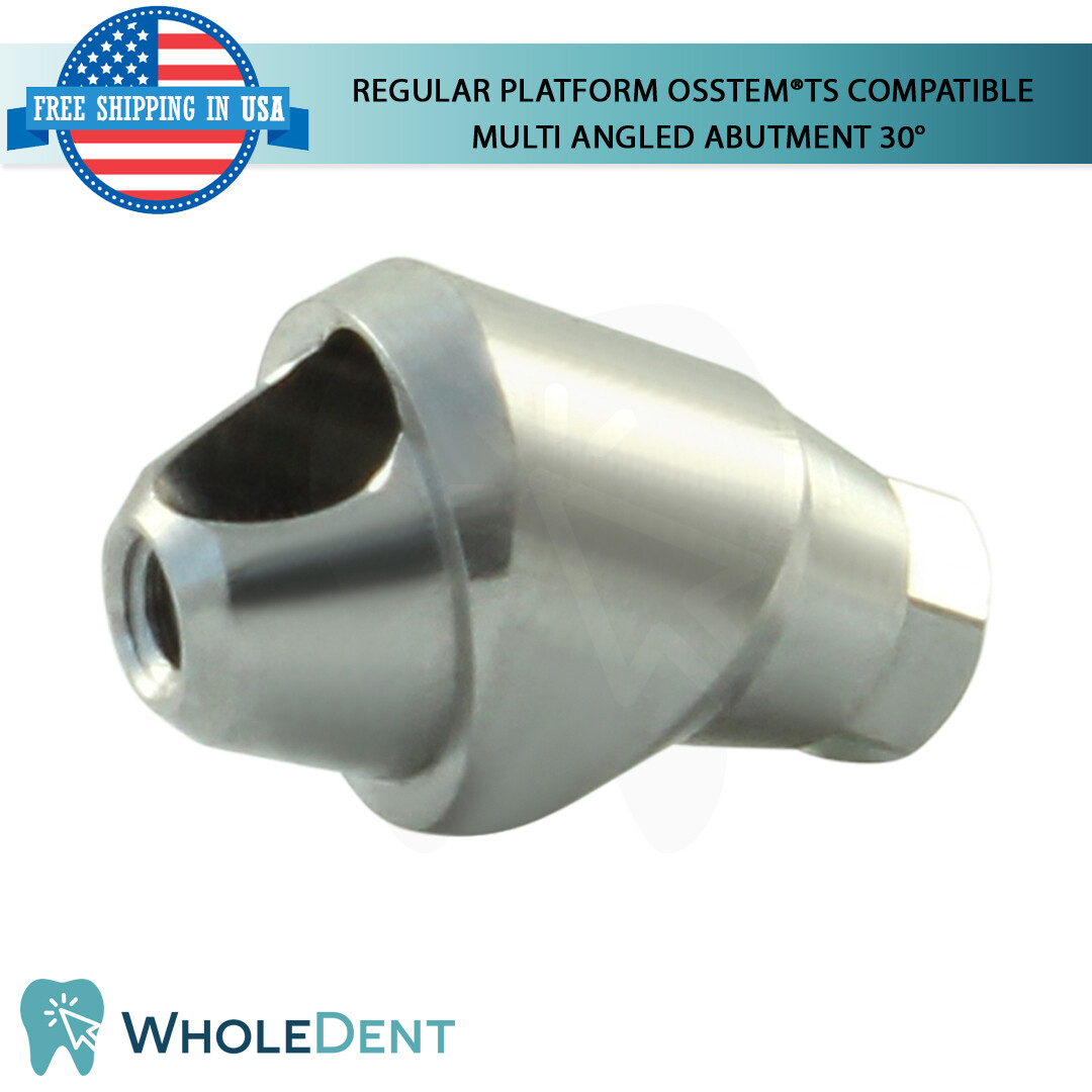 1X Dental Osstem® TS Compatible Regular Platform Multi Angulated Abutment 30°