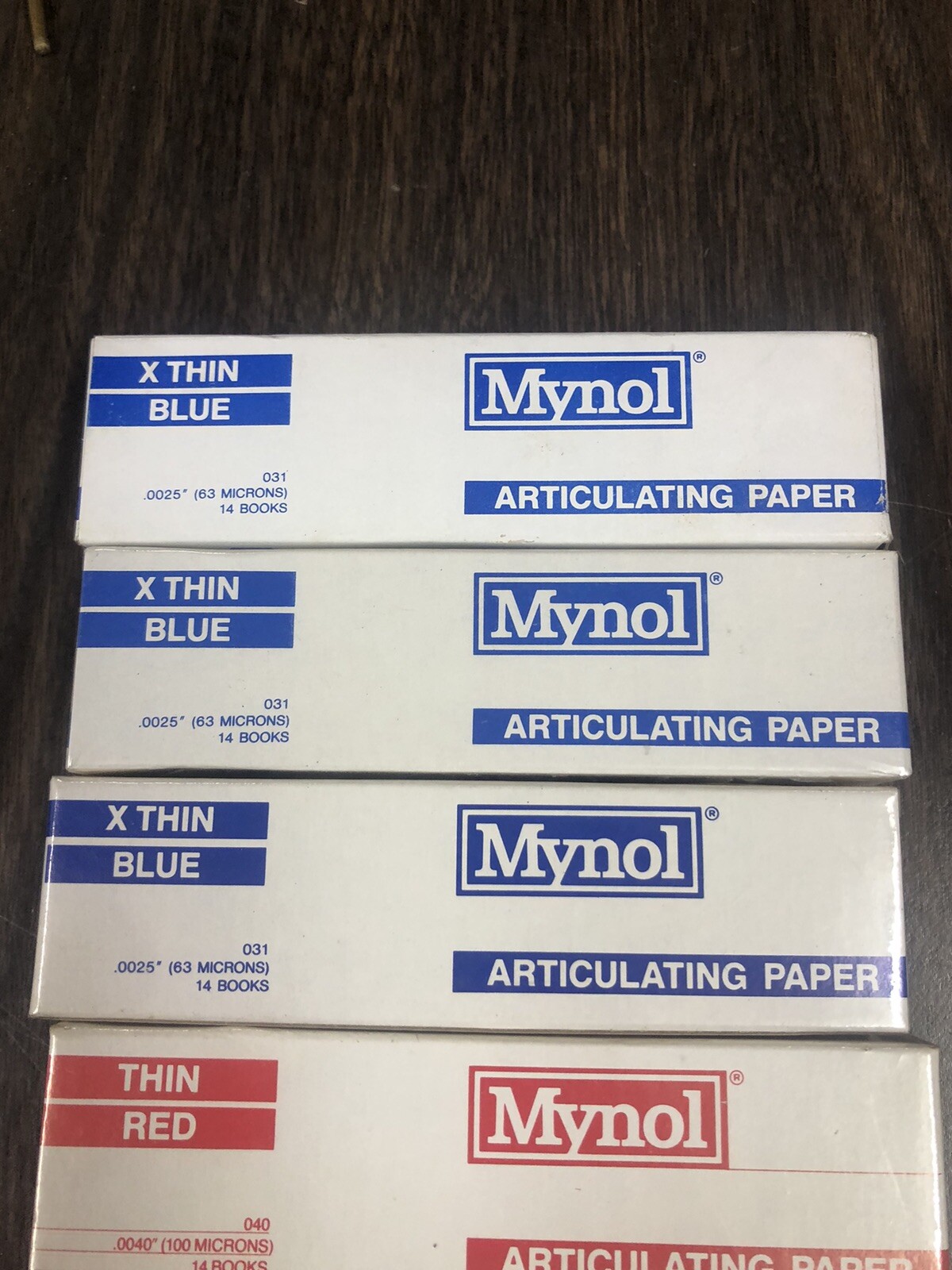Articulating Paper X Thin Blue x3 Boxes Thin Red x3 Boxes ~~ 14 Books/ Box Vtg