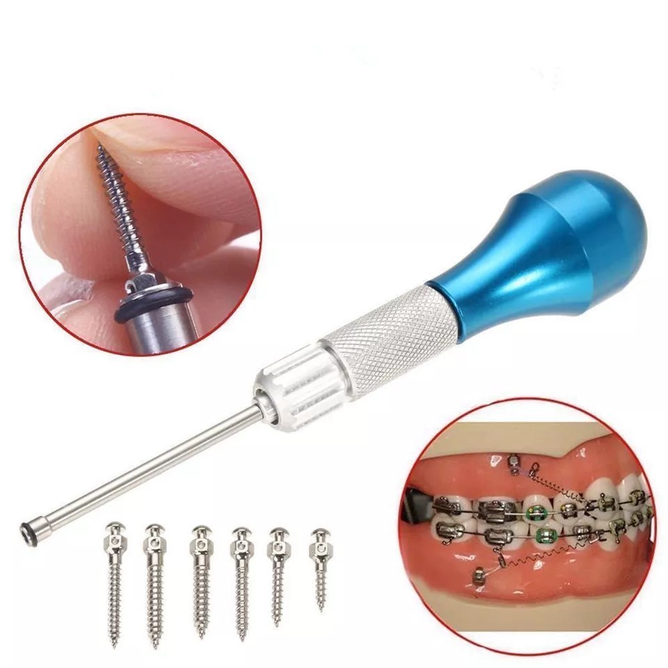 15 Sizes Dental Orthodontic Screws Micro Implants Mini Screw Self-Drilling New