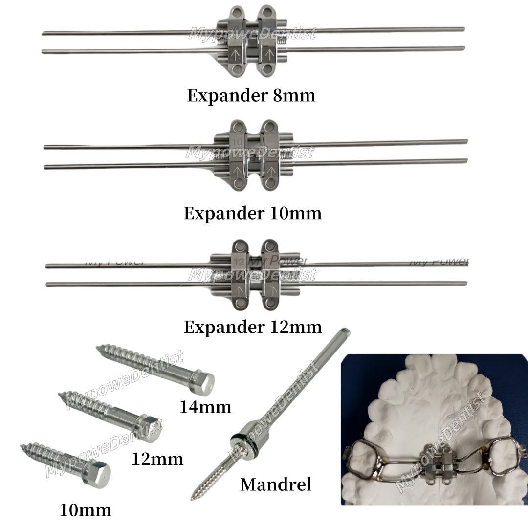 Dental Expansion Screw Rapid Split Skeletal Fixation Screws/MSE Expander/Driver