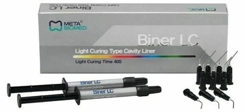 Meta Biomed Biner LC DENTAL Light Curing Type Cavity Liner Base FREE SHIPING