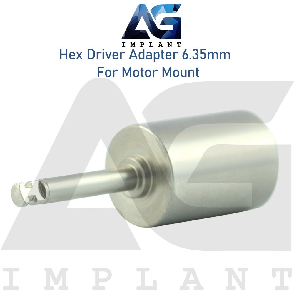 Hex Driver Adapter 6.35mm For Motor Mount Stainless Steel 14mm Tool System