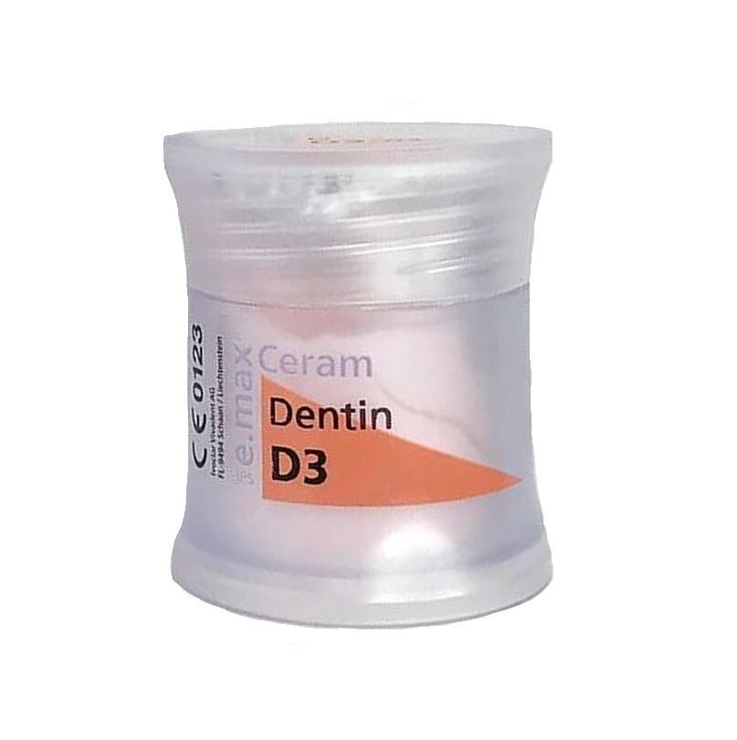 *1-Piece* Ivoclar Vivadent IPS e.max Ceram D3/TI 1 Dentin 20g Refill 596972