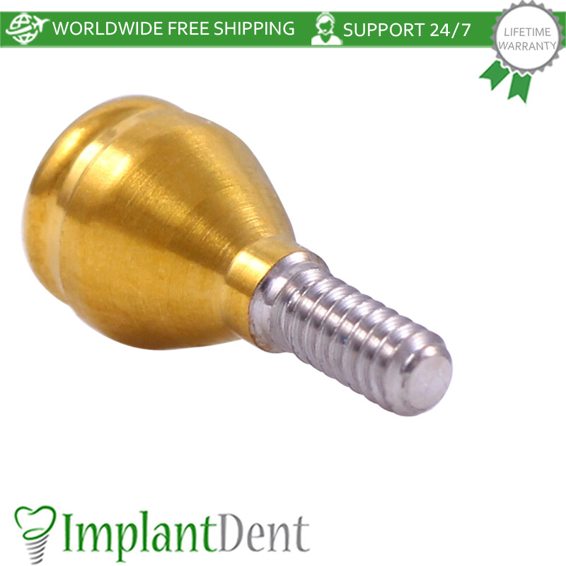 1x Dental Straight Lokator Attachment Extra Soft Silicone Set Slim Platform