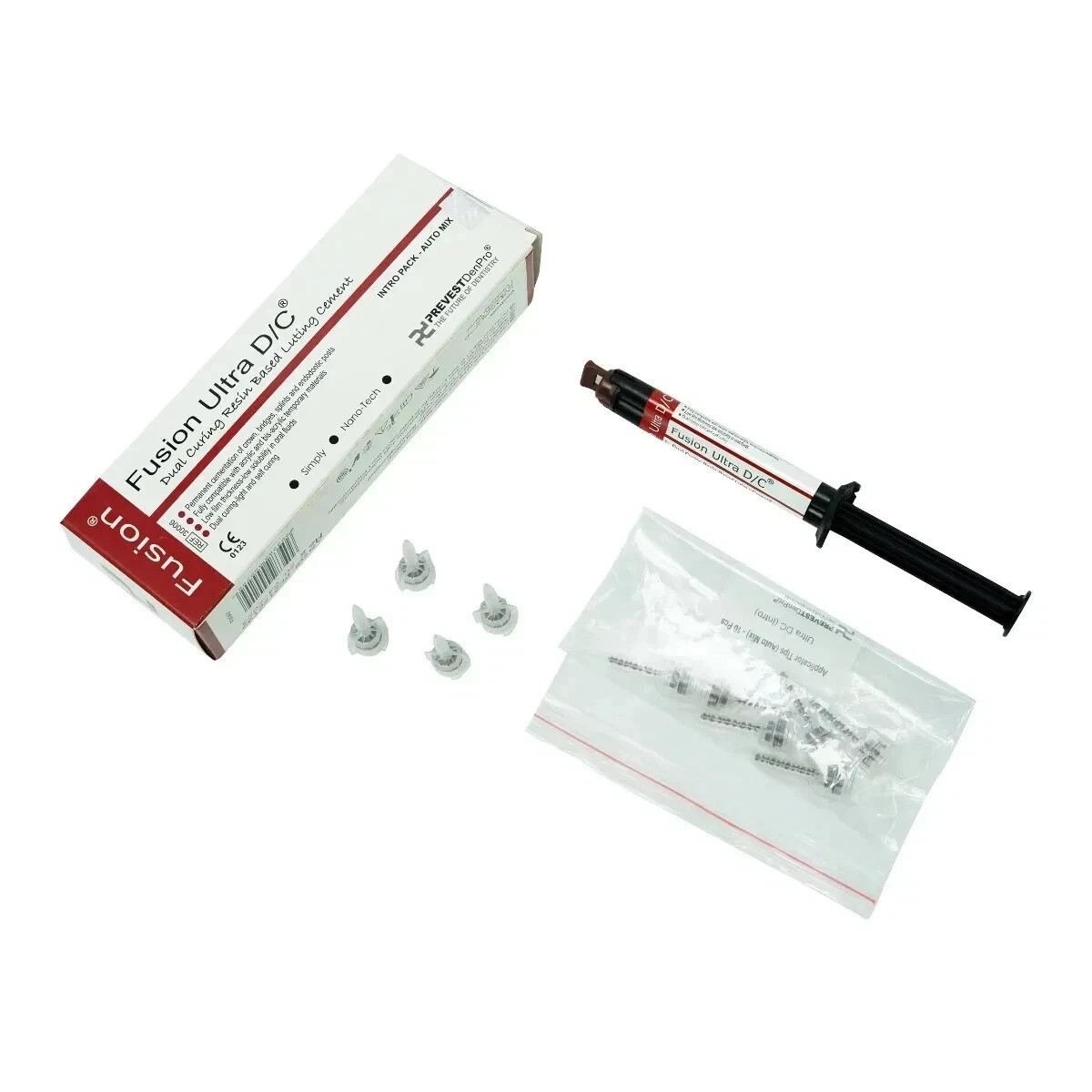 Prevest Fusion Ultra D/C- Intro Pack Dual Cure Resin Based Luting Cement