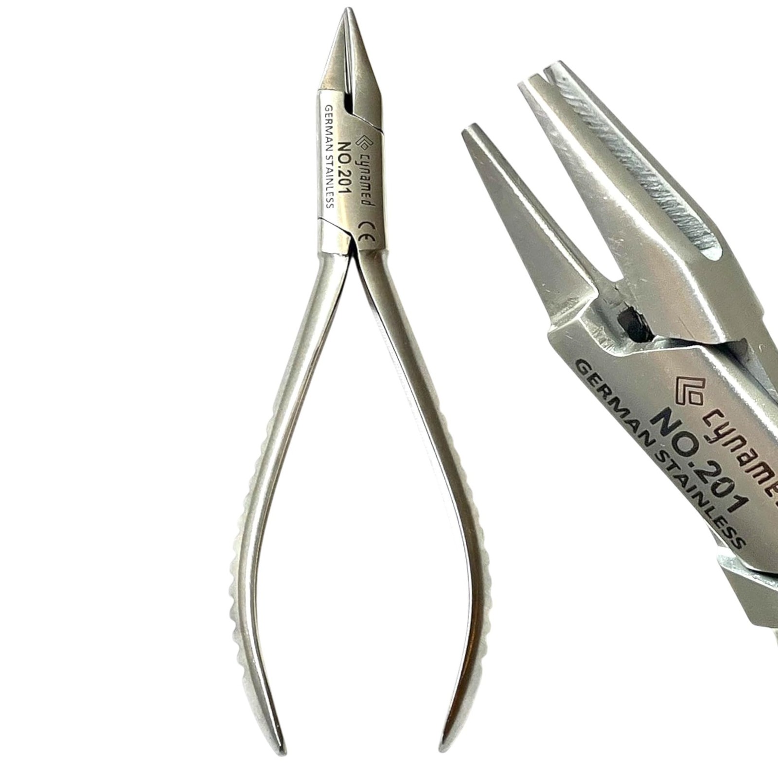 Premium German Stainless Orthodontic Aderer Plier 3 Prong Dental Wire Silver