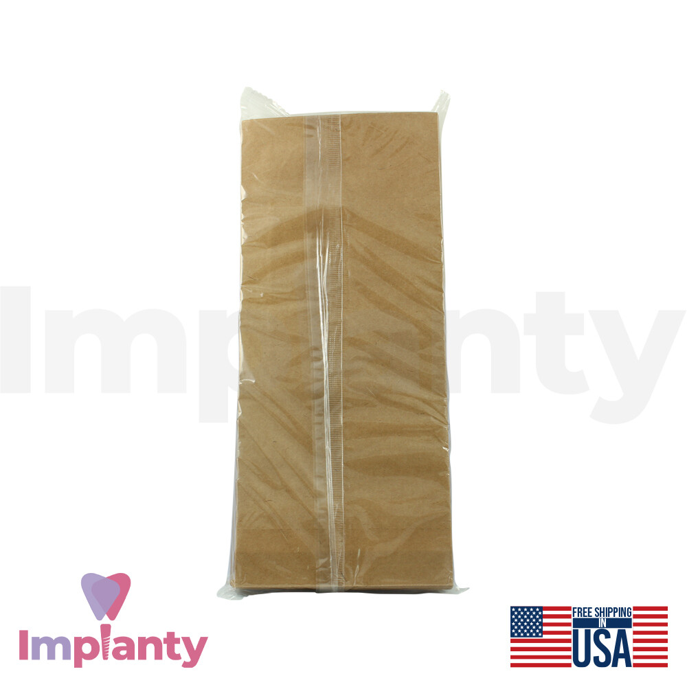 100pcs Dental Sterilization Self-Sealing Kraft Pouch 3 Sizes Dentistry