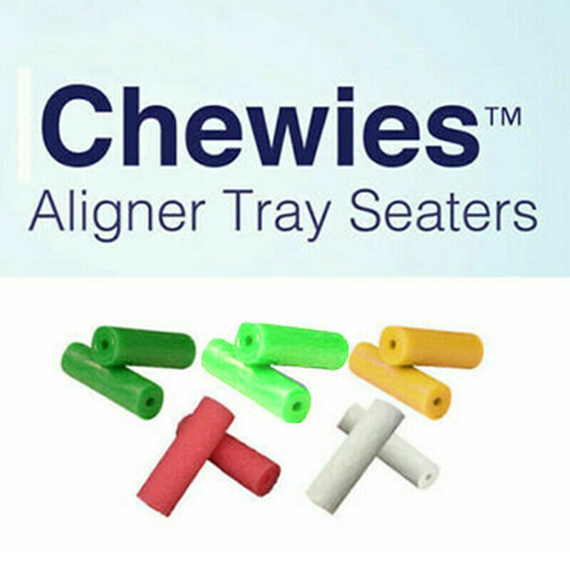 2 Pcs/Box Dental Orthodontic Chewies for Invisalign Aligner Chewies Silica Gel