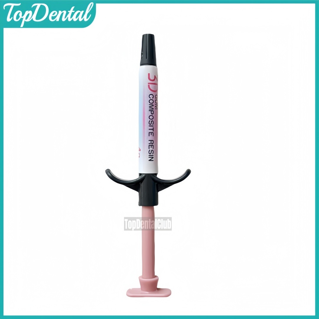 Opaque Modified Gingiva Dental Gingiva Aesthetic 3D Gum Composite Pink Resin 4g