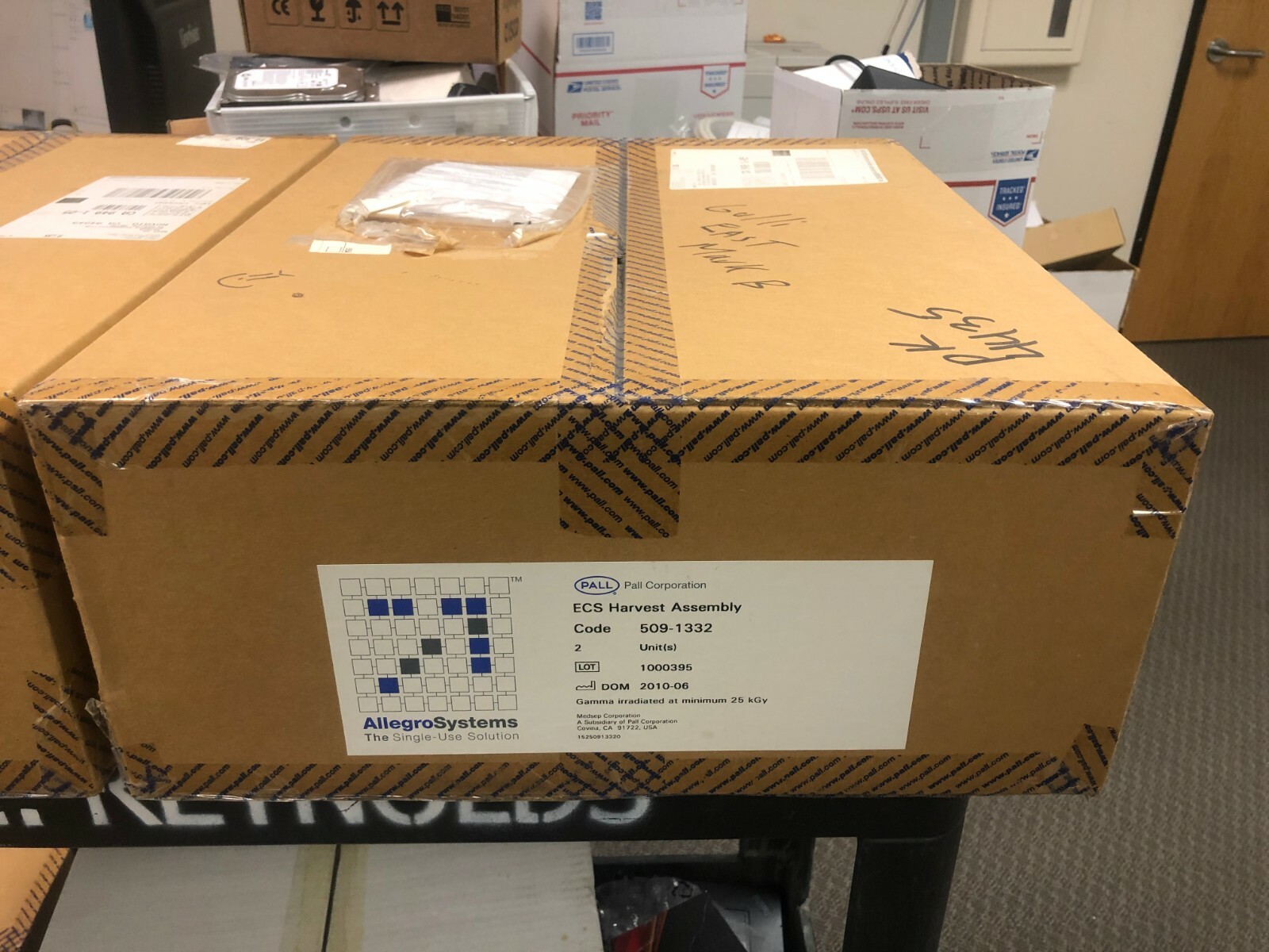 Pall Corporation 509-1332 Tubing Assembly ECS Harvest Assembly