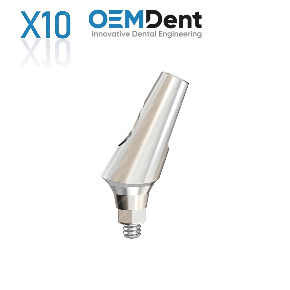 x10 Angulated Prosthetics 25° Narrow Platform DSI® NP Compatible Conical