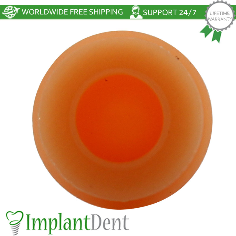 10x Dental Micro Size Soft Silicone Caps For Ball Attachment 800g Dentistry Tool