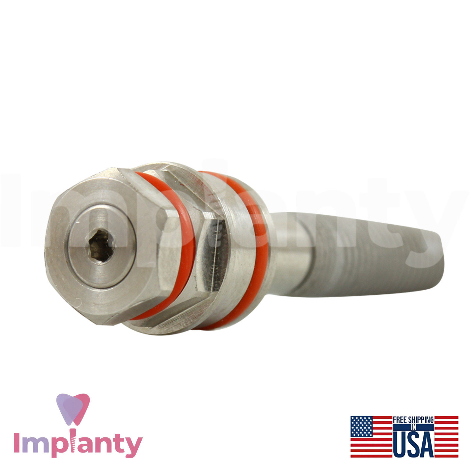GDT CFI Int Hex 2.42mm Connection Dental Cylindrical Fixture Titanium Set