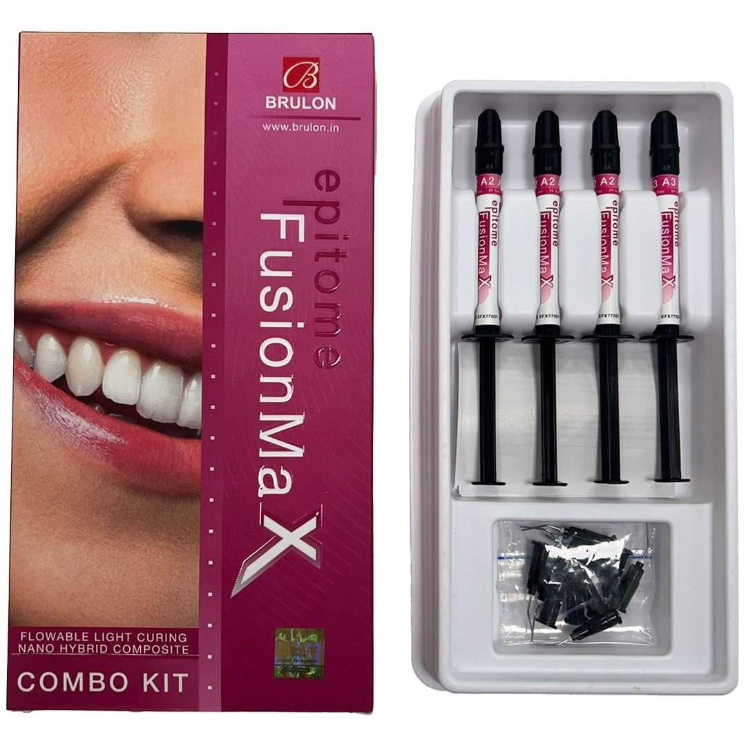 Dental Epitome FusionMaX LC Nano Hybrid Flowable Composite 4 x 2gm Kit