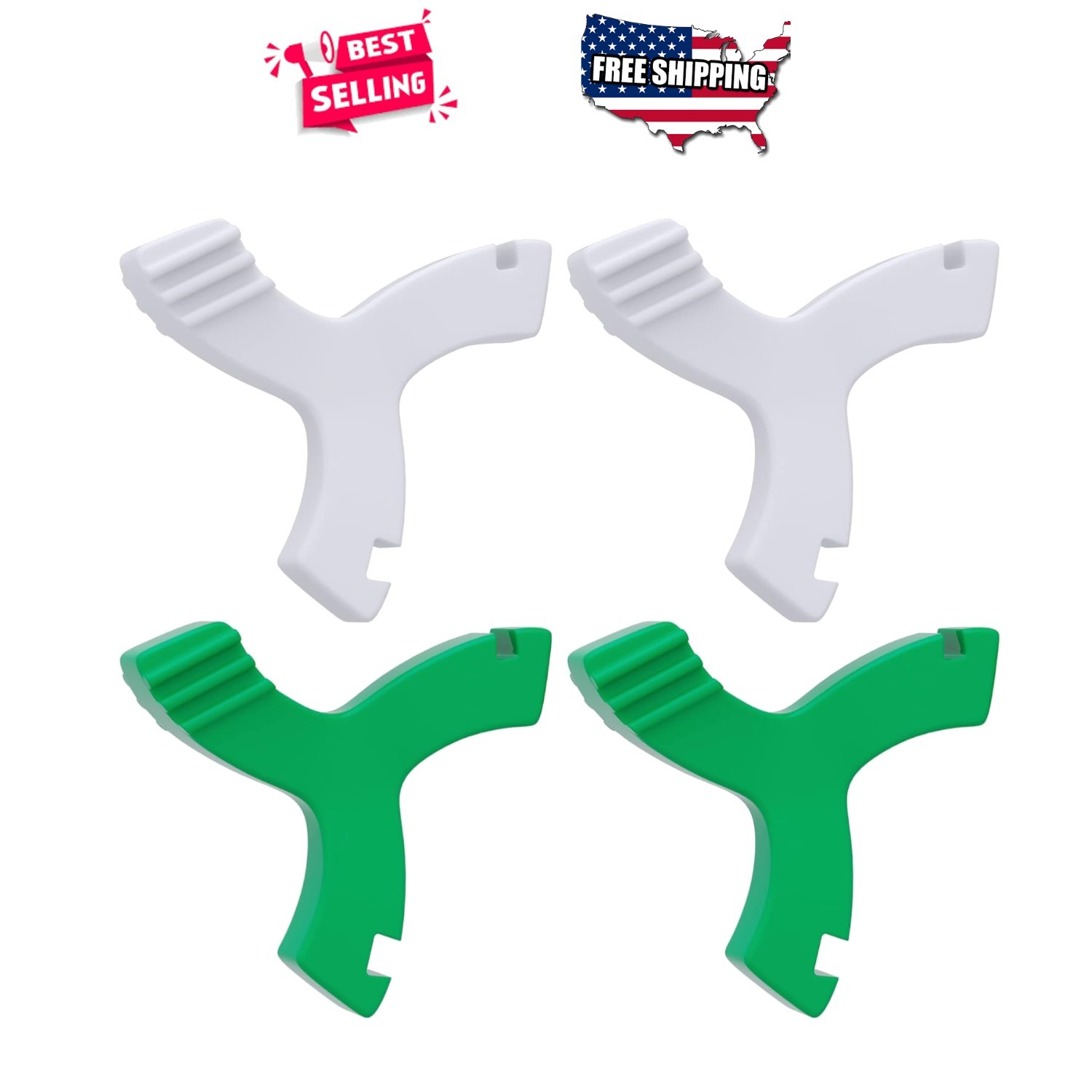 Chewies for Invisalign Aligner 4 Pack Y-Shaped Tray Seaters Mint Unscented Green