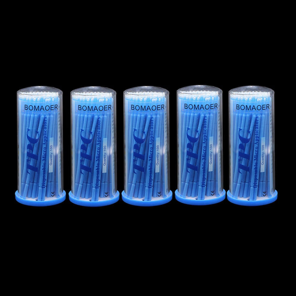 1Bottle Bendable Micro Brushes Disposable Fine Tip for Precise Dental Control